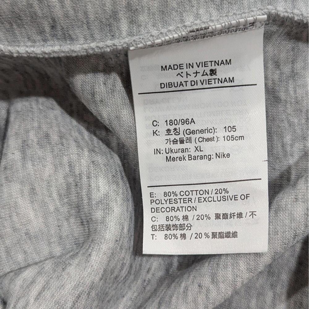 Nike Sportswear Tech Fleece Full Zip Hoodie Men's XL Grey CU4490-063 NWT - Picture 6 of 7